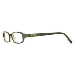  Izod 607 Eyeglasses Olive laminate Frame Size 48 15 130 