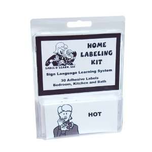  Sign Language Home Labeling Kit