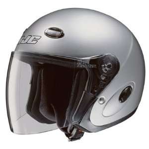  HJC CL 33 Open Face Motorcycle Helmet Silver Small S 837 