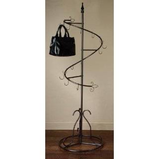  Brown Metal Spiral Purse Tree Rack Explore similar items