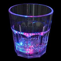 LIGHT UP LED FLASHING MARGARITA GLASS BARWARE GLASSES  
