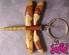 Intarsia Solid Wood Key Ring Tropical Palm Tree NEW items in Lionheart 