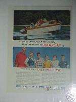 1960 Evinrude Outboard Boat Motors/Engine Print Ad  