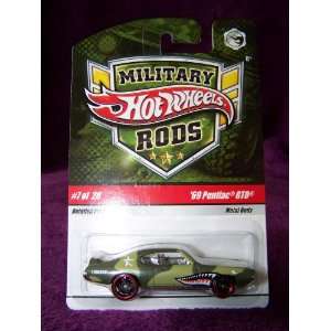    Hot Wheels Military Rods Car #7/26   69 Pontiac GTO Toys & Games