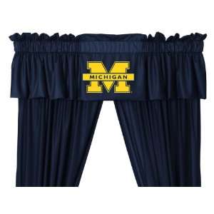  Michigan Wolverines Valance Midnight