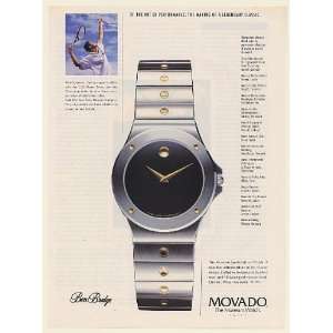 1995 Tennis Pete Sampras Movado Museum Sports Edition Watch Print Ad 