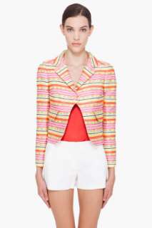 Carven Multicolored Jacquard Blazer for women  