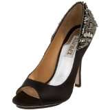 Badgley Mischka Platinum Womens Humbie Open Toe Pump   designer shoes 