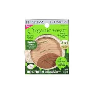 Physicians Formula Organic Wear 3 in 1 Face Sculpting Trio Tan (2 Pack 