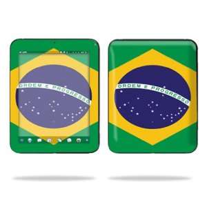   for HP TouchPad 9.7  Inch WiFi 16GB 32GB Tablet Skins Brazilian flag