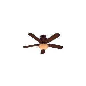  Hunter Regal Oak Ceiling Fan Model 23958 in Leather Brown 