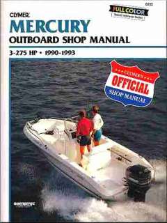   repair service manual for mercury outboard motors 3 275 hp 1990 1993