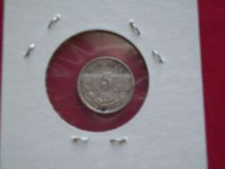 Antique 1904 Republica Mexicana 5 Centavos Coin NEAT  