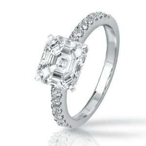   IGI Certified Center Stone and 0.4 Carats of Side Diamonds (1.1 Cttw