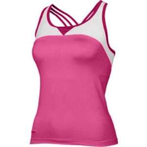 Descente 2009 Womens Bliss Cycling Top   Fire Pink/White 