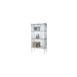   36 in Chrome Security Cage Kit, 24 in Deep, 74 in H 