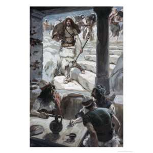   to Achish Giclee Poster Print by James Tissot, 12x16