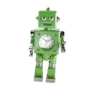  Novelty Miniature Robot Clock Mini TOKIBOT; Green 