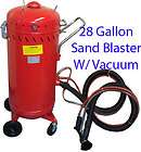 28 Gallon Sand Blaster Abrasive Sandblaster With Vacuum