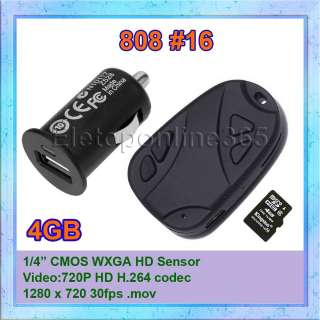 4GB Mini DV DVR 808 Micro Camera #16 HD 720P H.264 Camcorder 