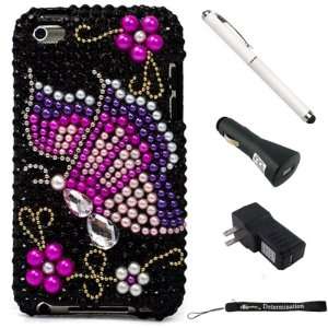 Premium Crystal Rhinestone Cover Protective Case for Apple iPod Touch 