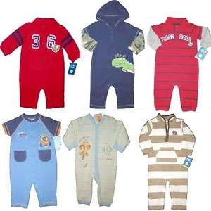 NWT BABY BOY CARTERS JUMPSUIT CREEPER OUTFIT ROMPER 1pc  