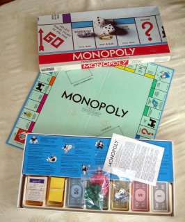 MONOPOLY BOARDGAME by PARKER BROTHERS 1974  