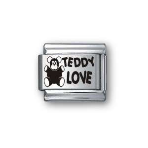  Body Candy Italian Charms Laser Teddy Love Jewelry