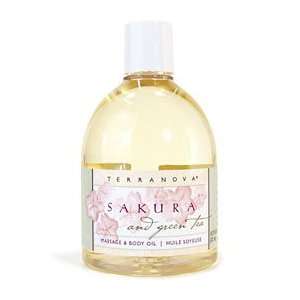  Terra Nova Sakura and Green Tea Bath & Body Oil   10 fl 