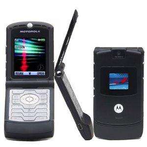 New Unlocked Motorola Razr V3 T Mobile Black Cell Phone W/ Warranty 