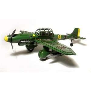  1938 Junker JU87 War Battle Airplane Model Display Toy 