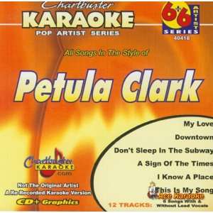  Chartbuster POP6 Karaoke CDG CB40418   Petula Clark 