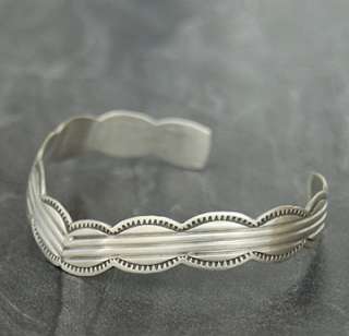 Navajo Sterling Silver R. Livingston Bracelet  