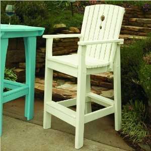  Washed Forest Green Uwharrie Companion Tall Dining Chair 