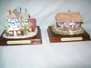 Ceramic Houses Little Nook Village Ploughman Pub Hunters Lodge 