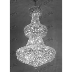  Chandelier 30% lead Crystal Primo # EL1800L32a Size w36 x 