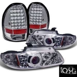   Caravan Plymouth Voyager 2 Halo LED Projector Head + LED Tail Lights