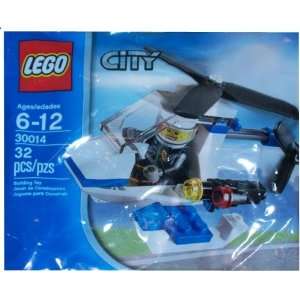  Lego City Police Helicopter Mini Set 30014   Bagged, 32 