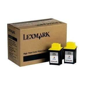  Lexmark Color Ink Cartridge. 2PK NO 20 CLR PRINT CARTRIDGE 