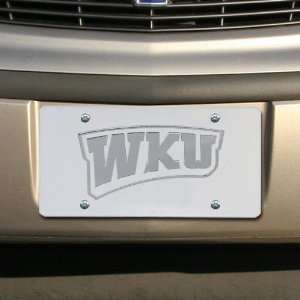   Hilltoppers Satin Mirrored Team Logo License Plate
