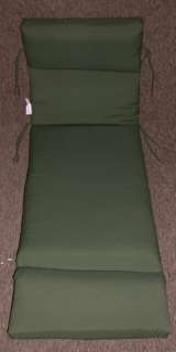 Outdoor Patio Chaise Cushion ~ Green Forest 22.5 x 74 x 4 **NEW 