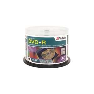  VERBATIM  Disc DVD+R 4.7GB 16X LightScribe 30pk 