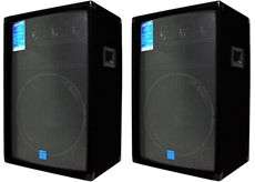 NEW GEMINI GSM 1585 15 1400w 3 WAY DJ PA SPEAKERS  