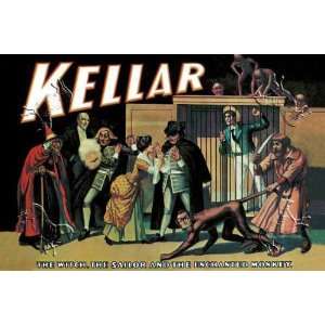Kellar The Witch, the Sailor and the Enchanted Monkey by unknown 