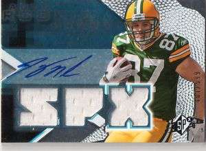   164 JORDY NELSON AUTO G/U TRIPLE JERSEY ROOKIE RC /599 PACKERS  