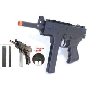  Airsoft Spring Machine Pistol w/trigger lock
