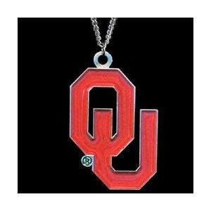 College Logo Pendant on Chain   Oklahoma Sooners