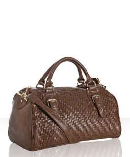 sandal and white calfskin leather Muse Two satchel