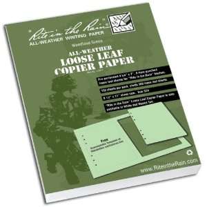   Tactical Loose Leaf Copier Paper   Green, 150 Sheets
