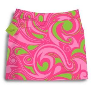 Loudmouth Golf Womens Skorts Cotton Candy   Size 8